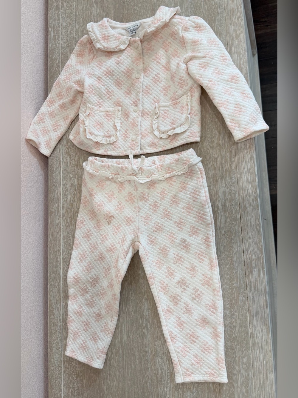 Janie and Jack Quilted Matching Set